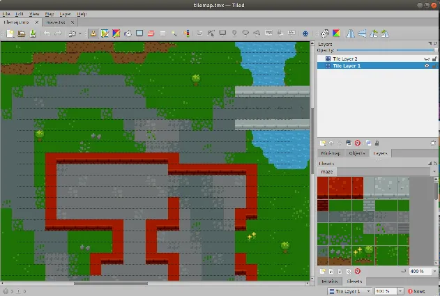Tiled editor screenshot