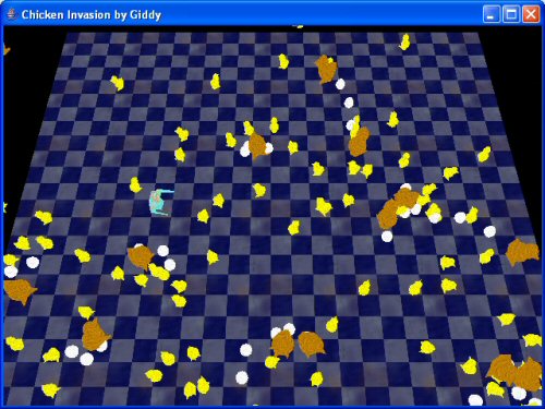 The player character