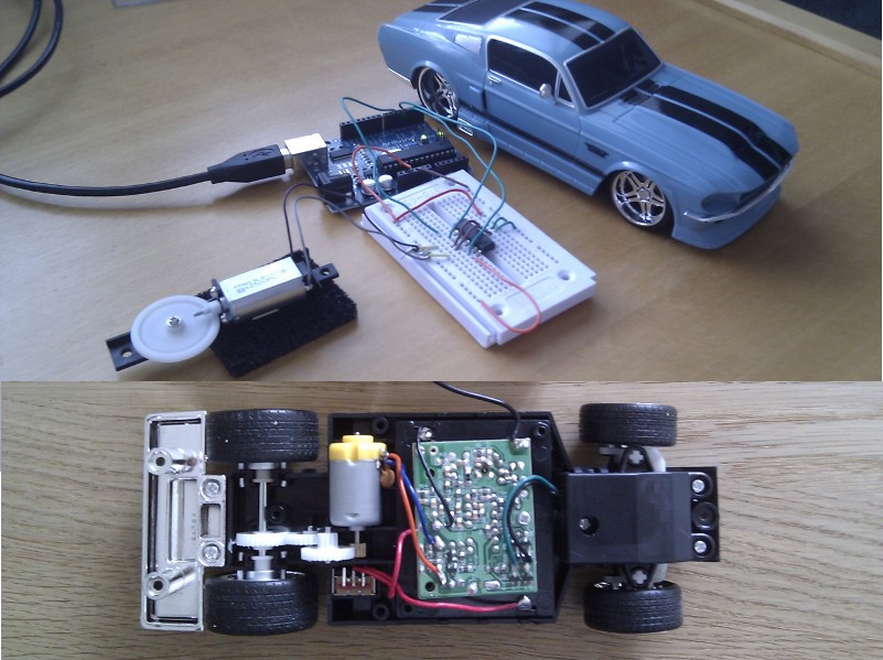 Arduino and L293DNE motor control