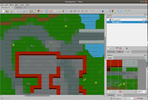Tiled editor screenshot
